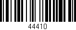 Código de barras (EAN, GTIN, SKU, ISBN): '44410'