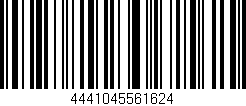 Código de barras (EAN, GTIN, SKU, ISBN): '4441045561624'
