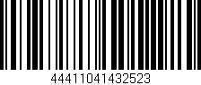 Código de barras (EAN, GTIN, SKU, ISBN): '44411041432523'