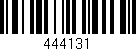 Código de barras (EAN, GTIN, SKU, ISBN): '444131'