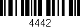 Código de barras (EAN, GTIN, SKU, ISBN): '4442'