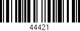 Código de barras (EAN, GTIN, SKU, ISBN): '44421'