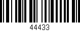 Código de barras (EAN, GTIN, SKU, ISBN): '44433'