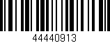 Código de barras (EAN, GTIN, SKU, ISBN): '44440913'