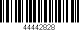 Código de barras (EAN, GTIN, SKU, ISBN): '44442828'