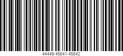 Código de barras (EAN, GTIN, SKU, ISBN): '44449-45641-45642'
