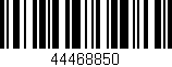 Código de barras (EAN, GTIN, SKU, ISBN): '44468850'