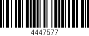 Código de barras (EAN, GTIN, SKU, ISBN): '4447577'