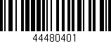 Código de barras (EAN, GTIN, SKU, ISBN): '44480401'