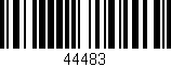 Código de barras (EAN, GTIN, SKU, ISBN): '44483'