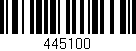 Código de barras (EAN, GTIN, SKU, ISBN): '445100'