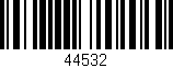 Código de barras (EAN, GTIN, SKU, ISBN): '44532'