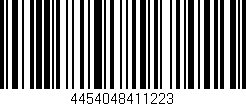 Código de barras (EAN, GTIN, SKU, ISBN): '4454048411223'