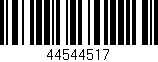 Código de barras (EAN, GTIN, SKU, ISBN): '44544517'