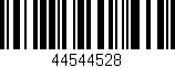 Código de barras (EAN, GTIN, SKU, ISBN): '44544528'