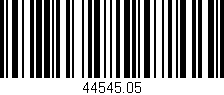 Código de barras (EAN, GTIN, SKU, ISBN): '44545.05'