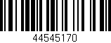 Código de barras (EAN, GTIN, SKU, ISBN): '44545170'