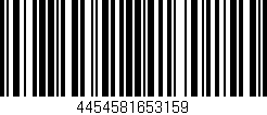 Código de barras (EAN, GTIN, SKU, ISBN): '4454581653159'