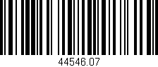 Código de barras (EAN, GTIN, SKU, ISBN): '44546.07'