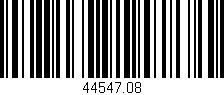 Código de barras (EAN, GTIN, SKU, ISBN): '44547.08'