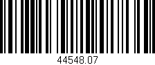 Código de barras (EAN, GTIN, SKU, ISBN): '44548.07'