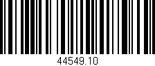 Código de barras (EAN, GTIN, SKU, ISBN): '44549.10'