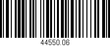 Código de barras (EAN, GTIN, SKU, ISBN): '44550.06'