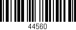 Código de barras (EAN, GTIN, SKU, ISBN): '44560'