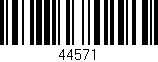 Código de barras (EAN, GTIN, SKU, ISBN): '44571'