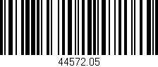 Código de barras (EAN, GTIN, SKU, ISBN): '44572.05'