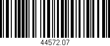 Código de barras (EAN, GTIN, SKU, ISBN): '44572.07'