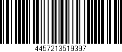 Código de barras (EAN, GTIN, SKU, ISBN): '4457213519397'