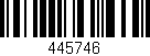 Código de barras (EAN, GTIN, SKU, ISBN): '445746'