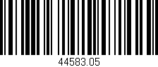 Código de barras (EAN, GTIN, SKU, ISBN): '44583.05'