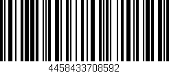 Código de barras (EAN, GTIN, SKU, ISBN): '4458433708592'