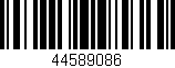 Código de barras (EAN, GTIN, SKU, ISBN): '44589086'