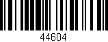 Código de barras (EAN, GTIN, SKU, ISBN): '44604'
