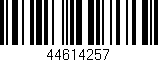 Código de barras (EAN, GTIN, SKU, ISBN): '44614257'