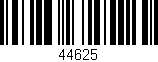 Código de barras (EAN, GTIN, SKU, ISBN): '44625'