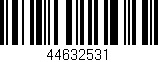 Código de barras (EAN, GTIN, SKU, ISBN): '44632531'