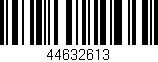 Código de barras (EAN, GTIN, SKU, ISBN): '44632613'