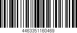 Código de barras (EAN, GTIN, SKU, ISBN): '4463351160469'