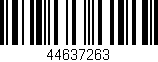 Código de barras (EAN, GTIN, SKU, ISBN): '44637263'