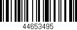 Código de barras (EAN, GTIN, SKU, ISBN): '44653495'
