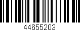 Código de barras (EAN, GTIN, SKU, ISBN): '44655203'
