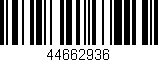 Código de barras (EAN, GTIN, SKU, ISBN): '44662936'