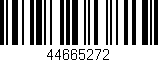 Código de barras (EAN, GTIN, SKU, ISBN): '44665272'