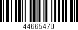 Código de barras (EAN, GTIN, SKU, ISBN): '44665470'