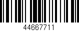 Código de barras (EAN, GTIN, SKU, ISBN): '44667711'