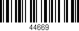 Código de barras (EAN, GTIN, SKU, ISBN): '44669'